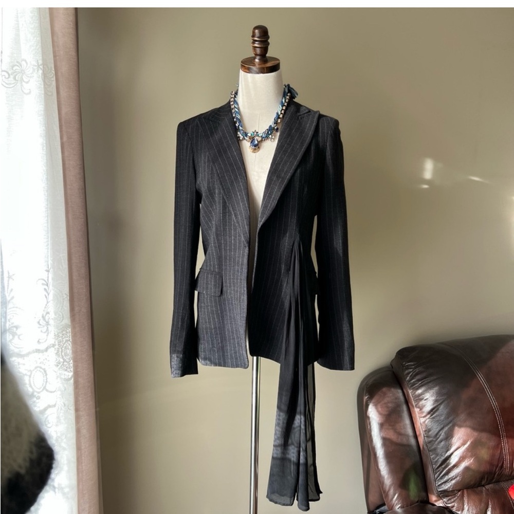 MaxMara stripe blazer size 6